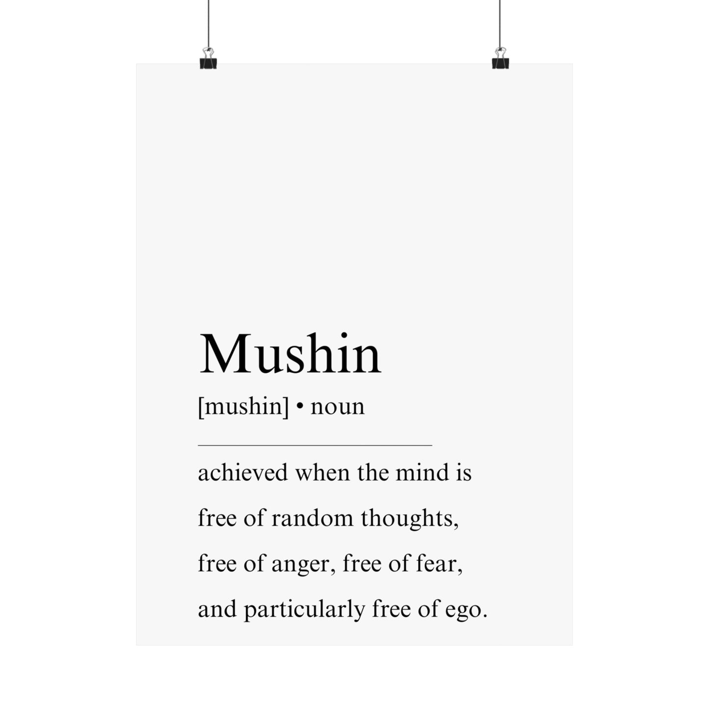 Mushin definition - The Vertical Jump