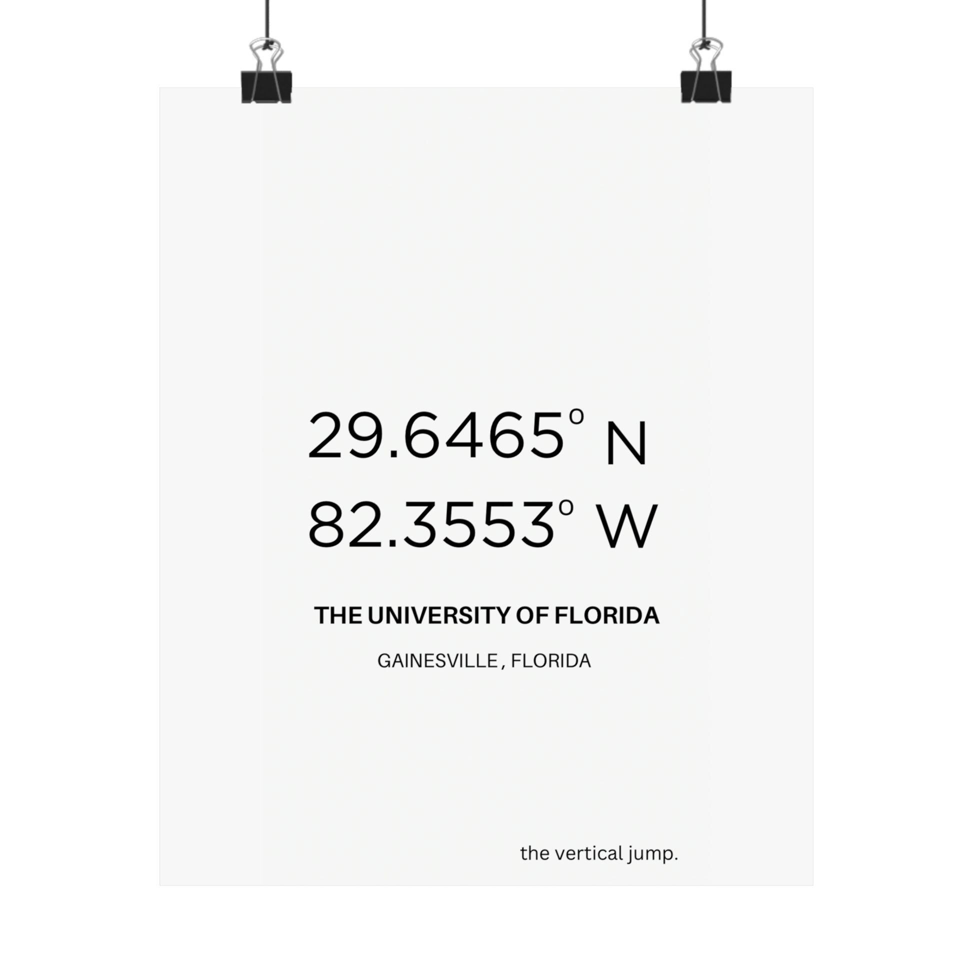 The University of Florida - The Vertical Jump