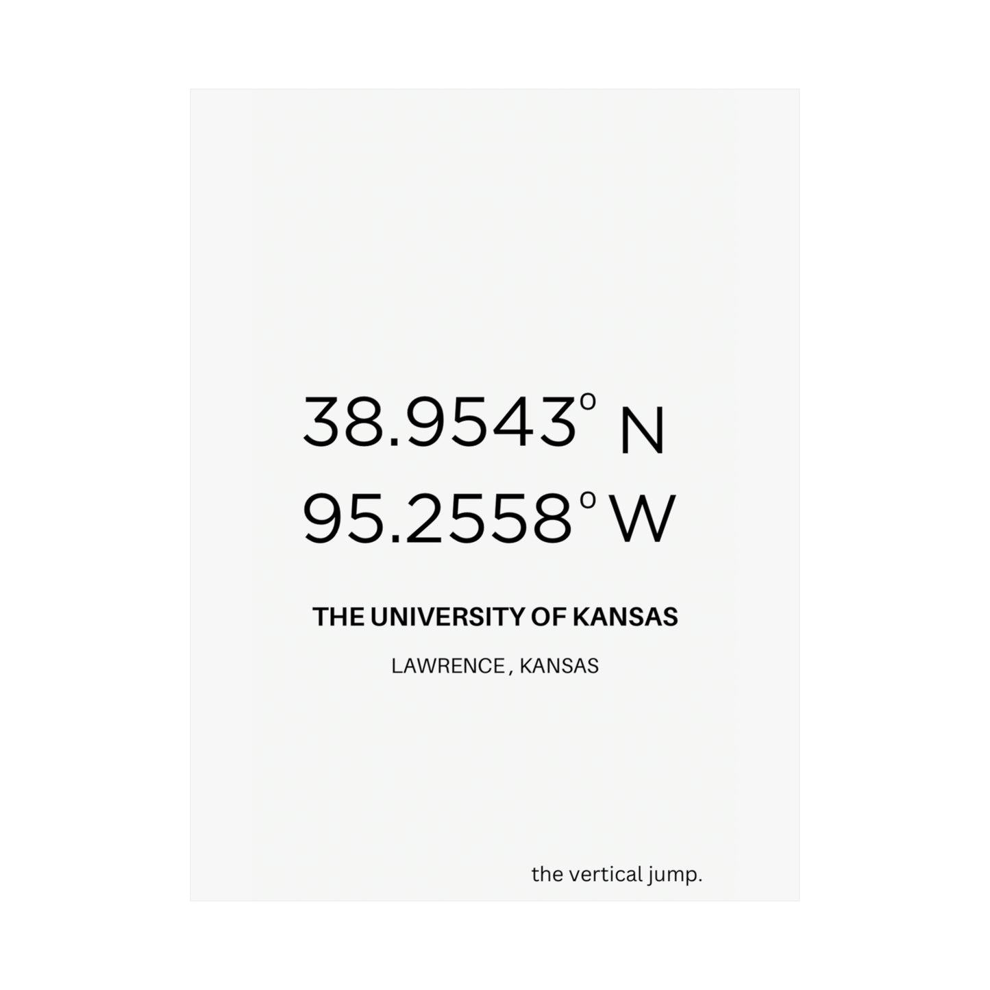 The University of Kansas - The Vertical Jump