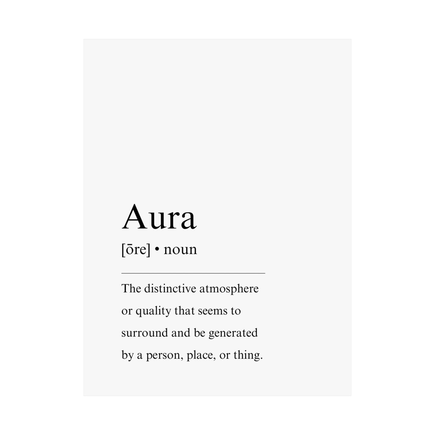 Aura Definition - The Vertical Jump