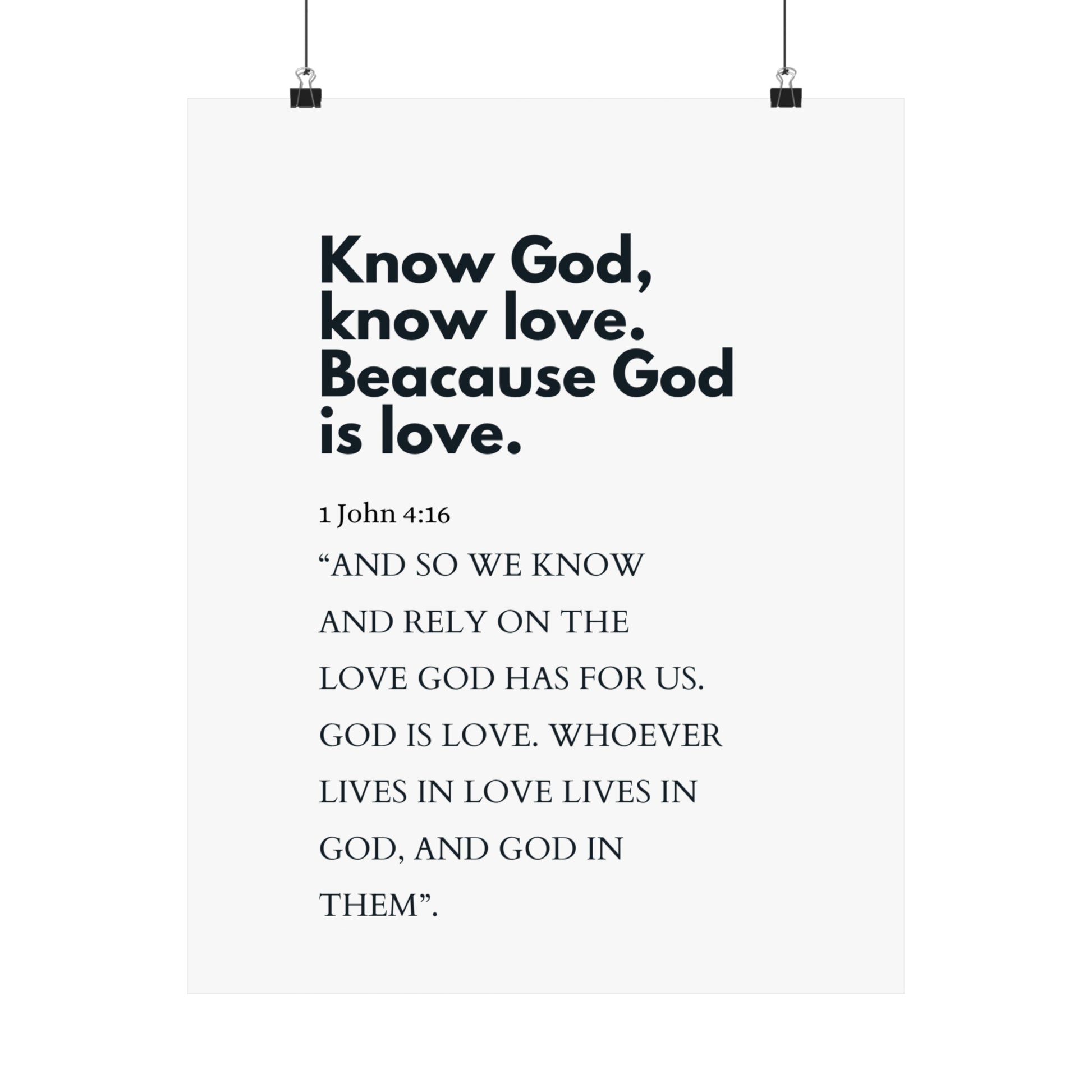 1 John 4:16 (God is Love) - The Vertical Jump