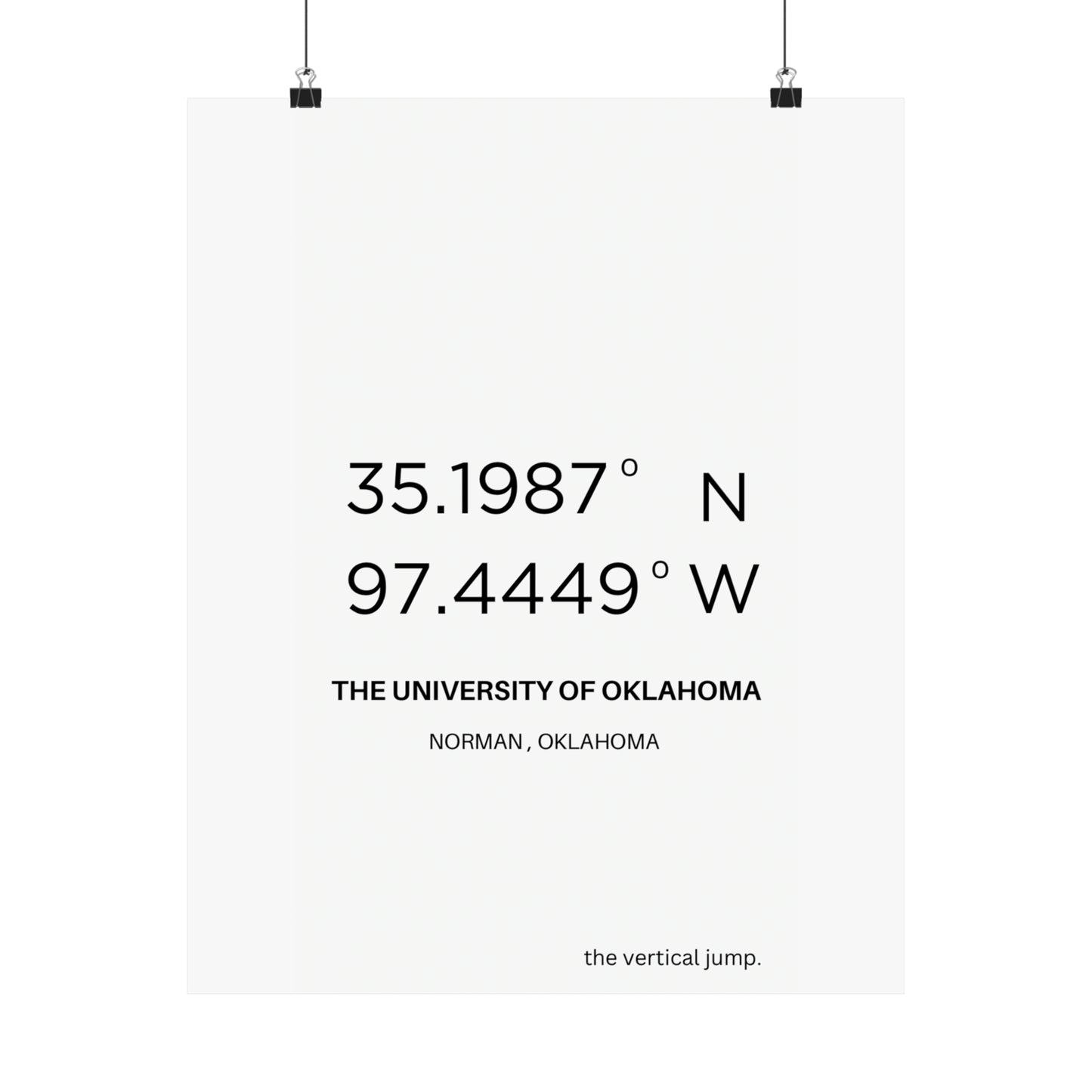 The University of Oklahoma - The Vertical Jump