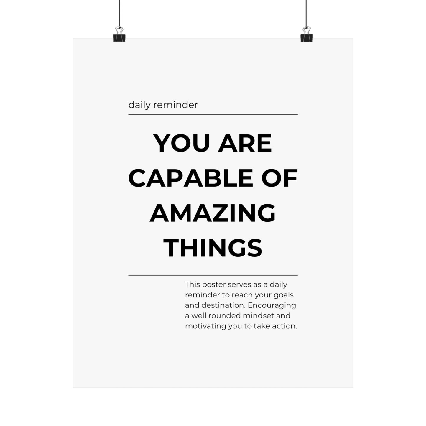 You Are Capable of Amazing Things - The Vertical Jump