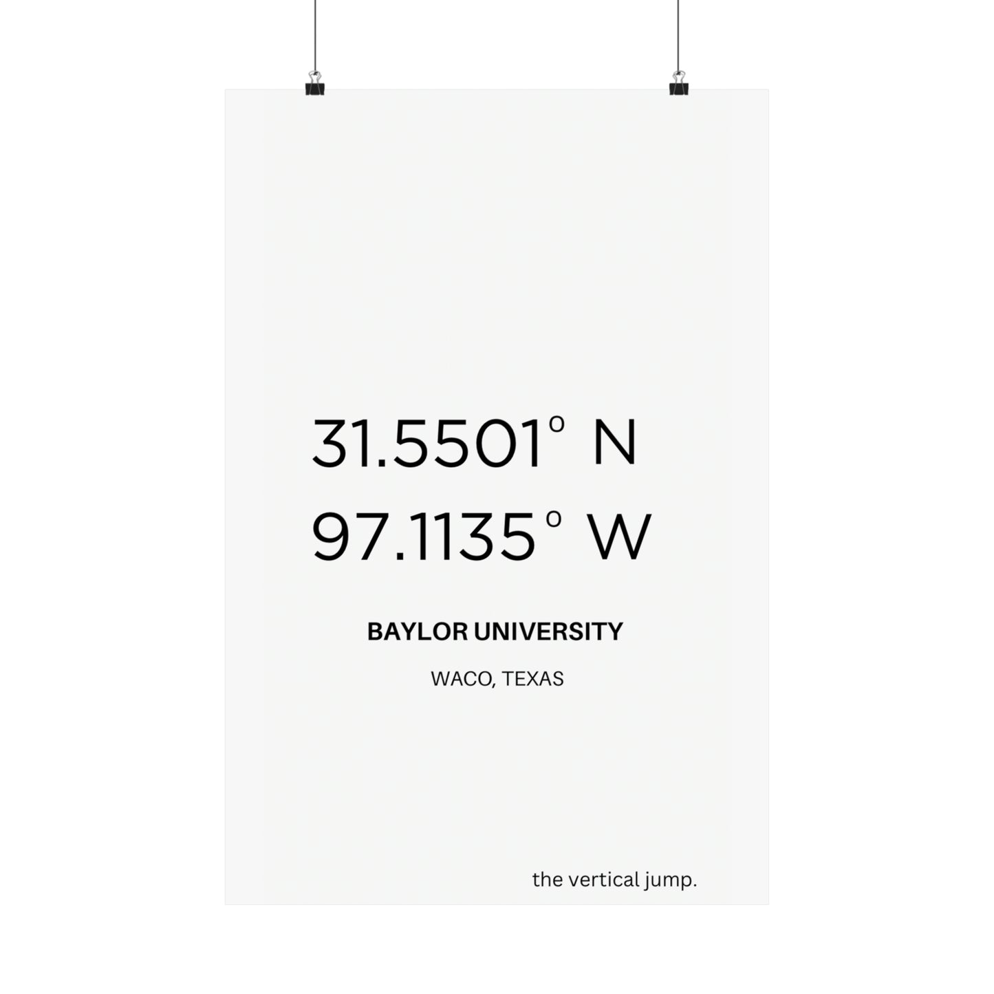 Baylor University - The Vertical Jump