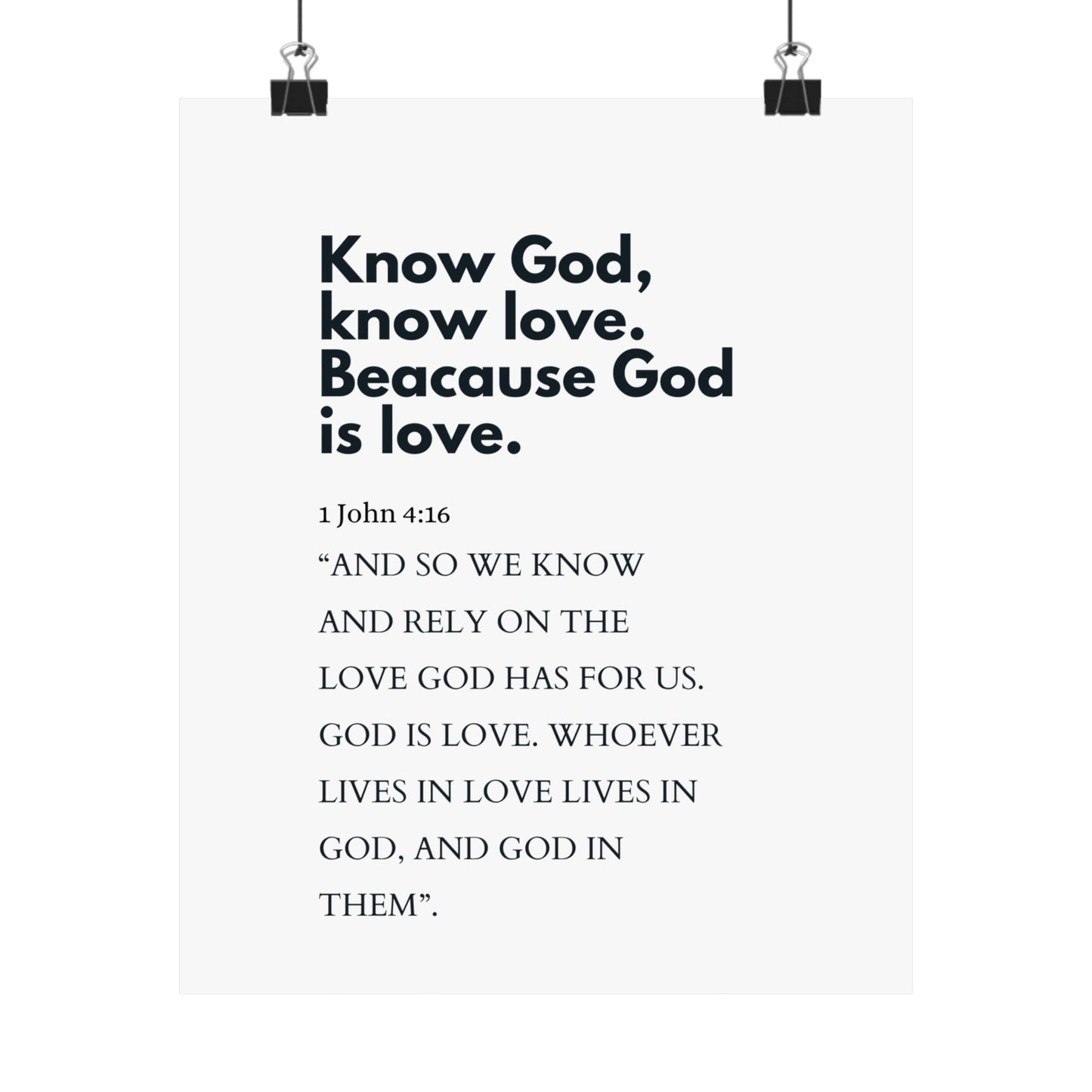 1 John 4:16 (God is Love) - The Vertical Jump