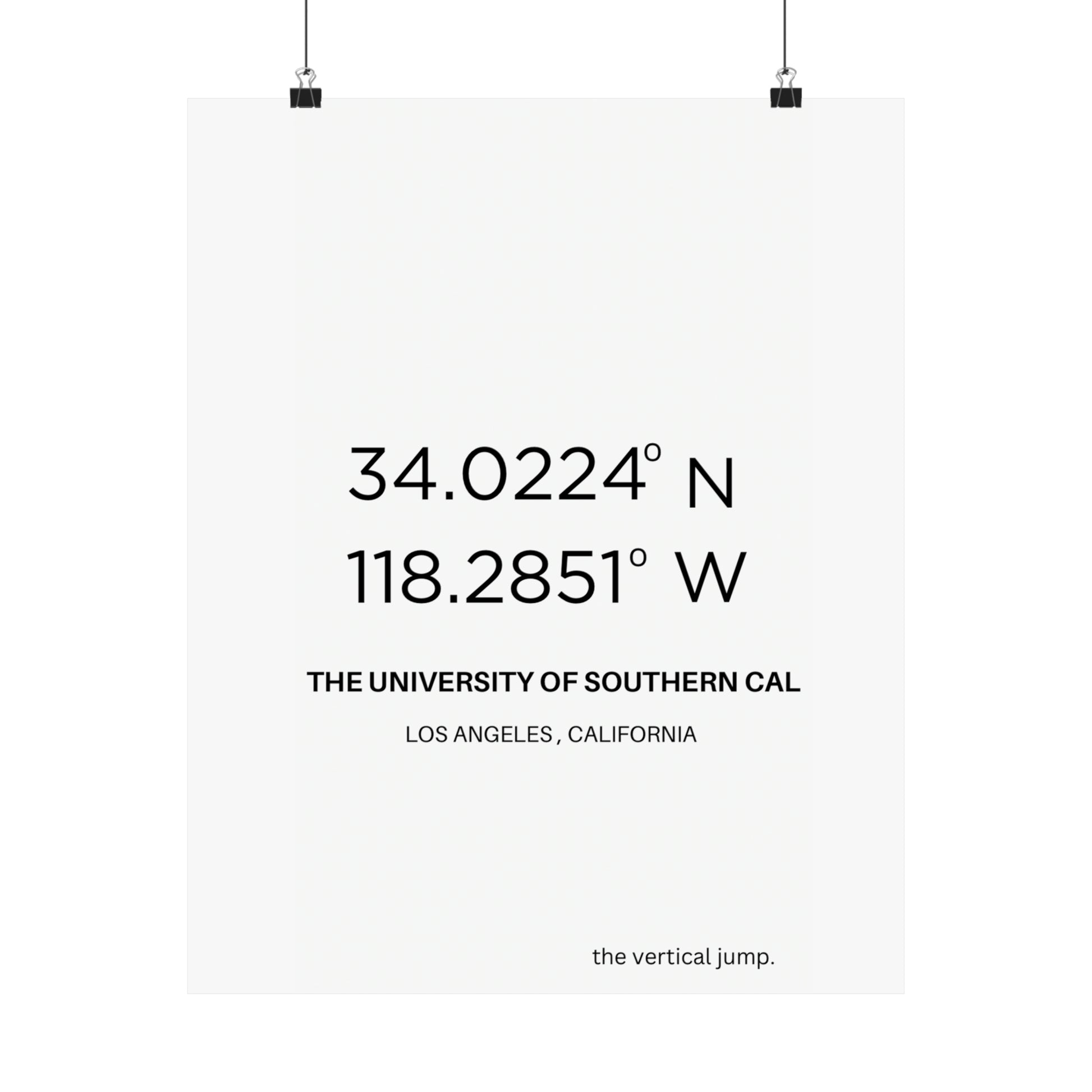 The University of Southern Cal (USC) - The Vertical Jump