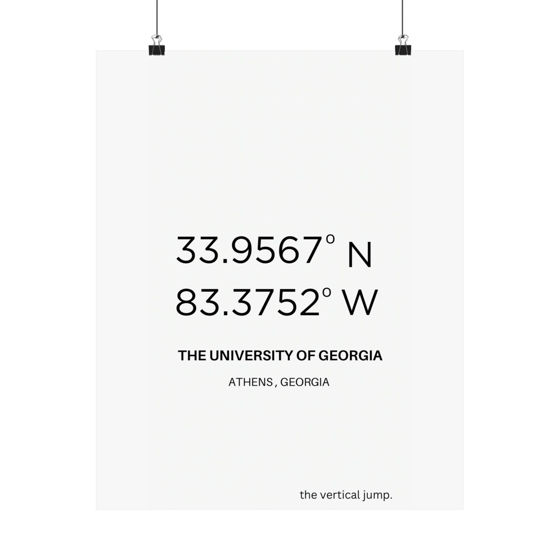 The University of Georgia - The Vertical Jump