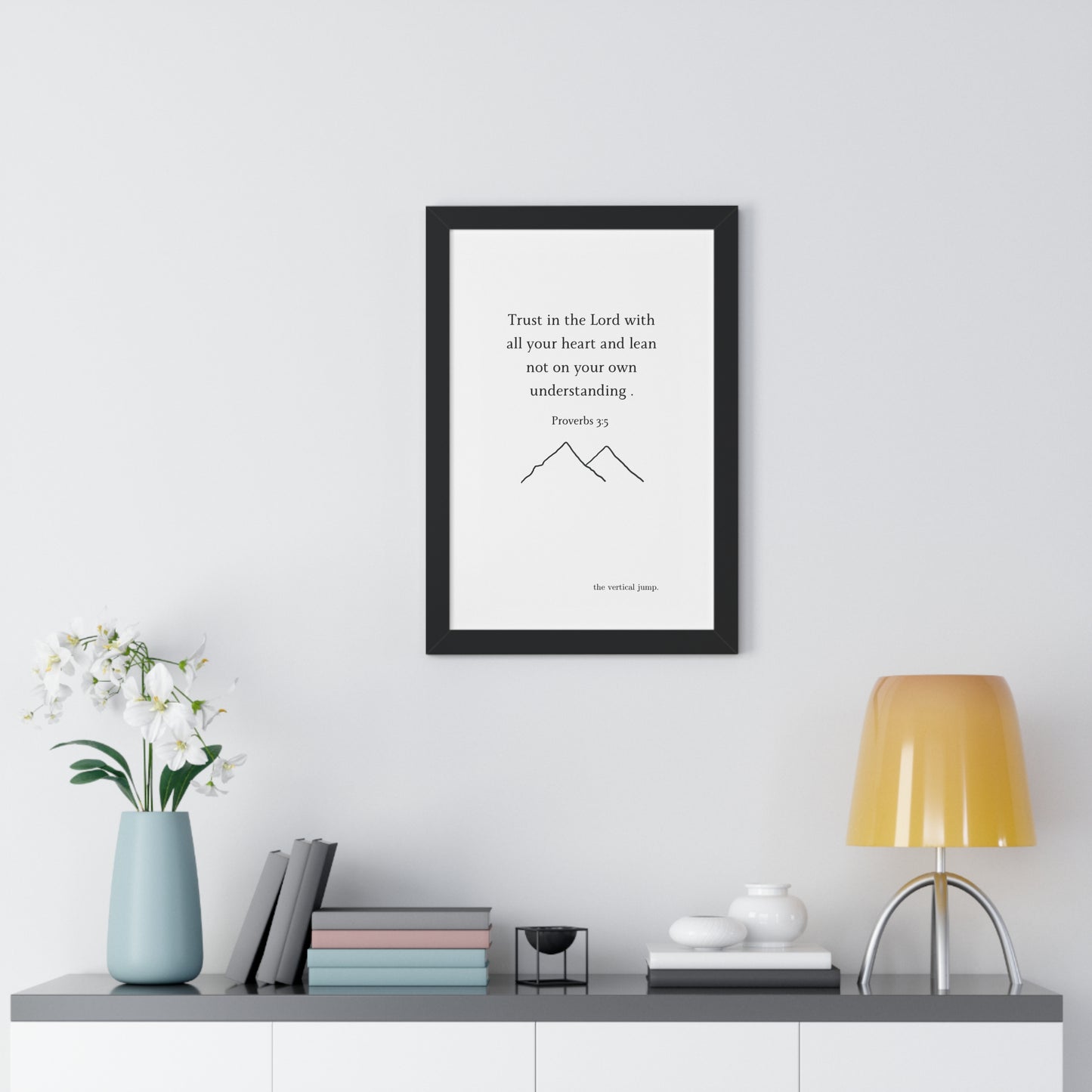 Proverbs 3:5 Poster - The Vertical Jump