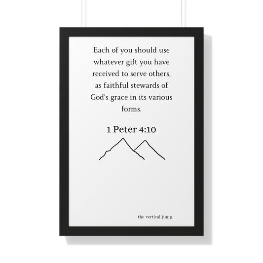 1 Peter 4:10 - The Vertical Jump