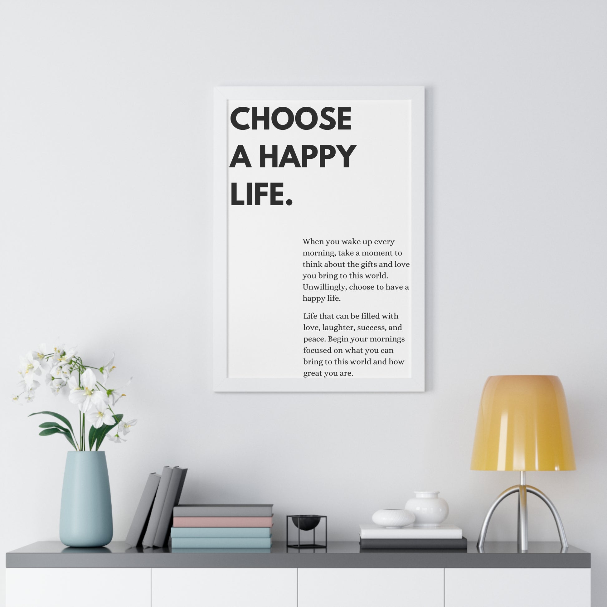 Choose A Happy Life. - The Vertical Jump