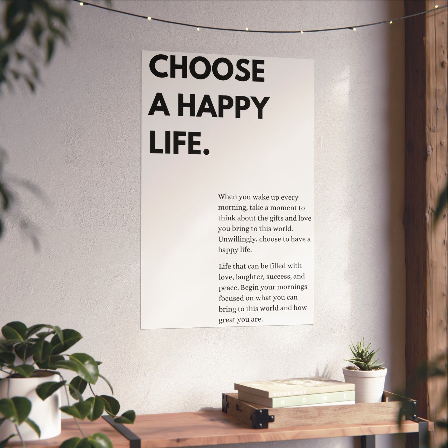 Choose A Happy Life. - The Vertical Jump