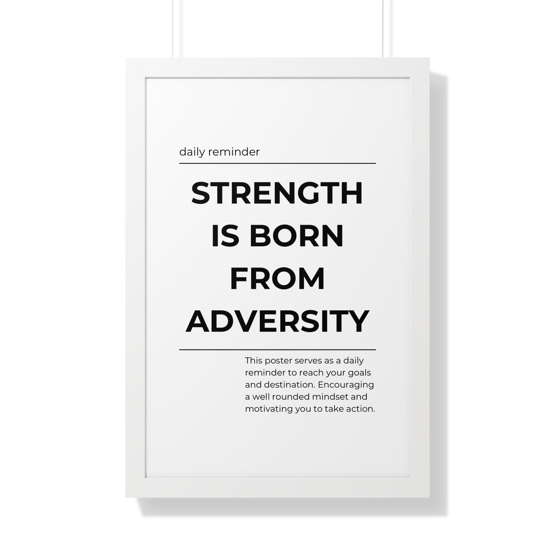 Strength is born from adversity - The Vertical Jump