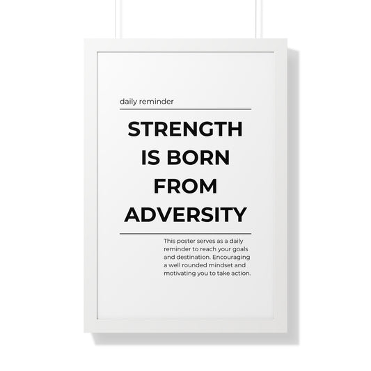 Strength is born from adversity - The Vertical Jump