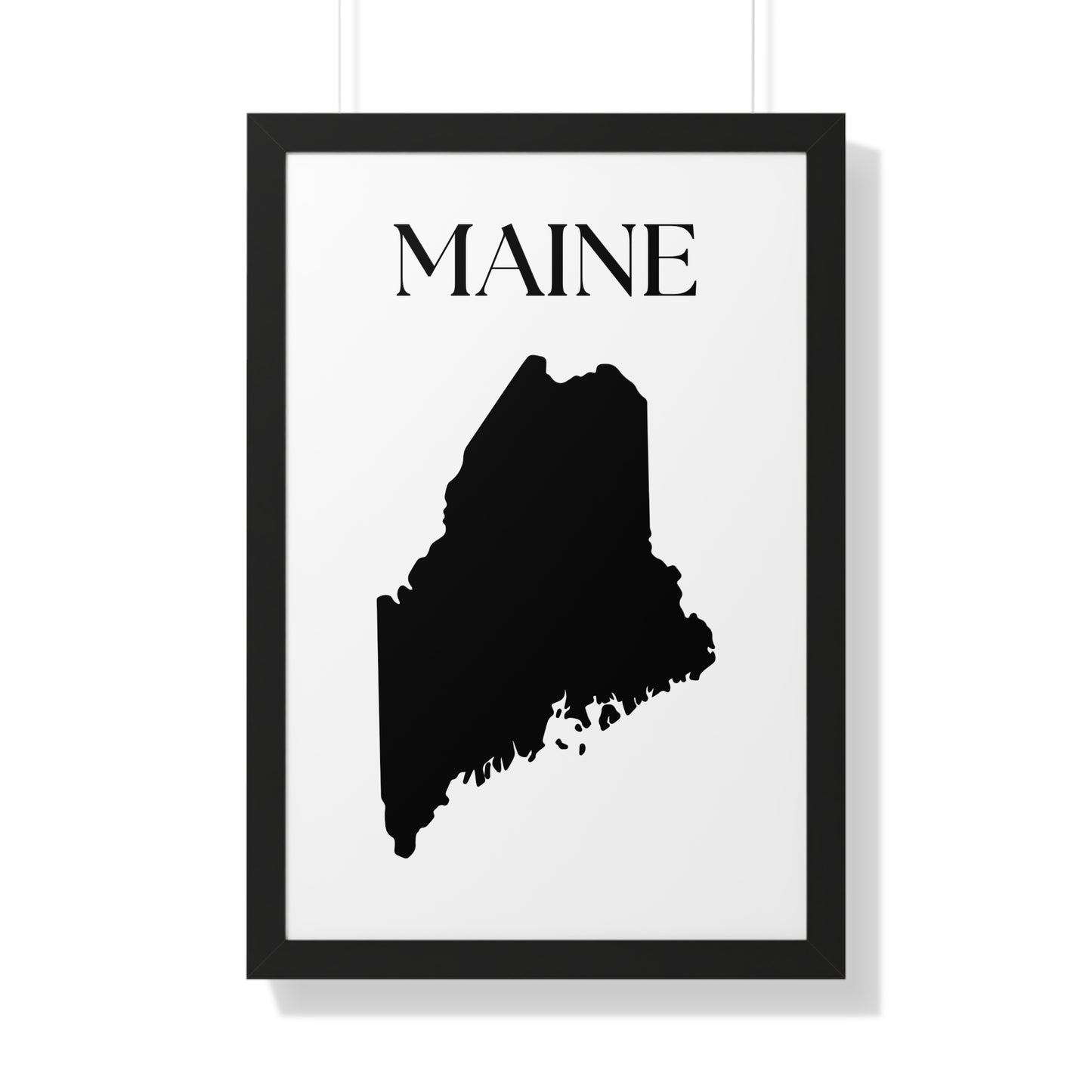 Maine State Poster