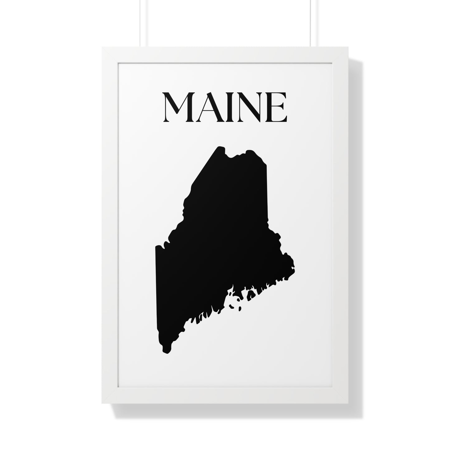 Maine State Poster